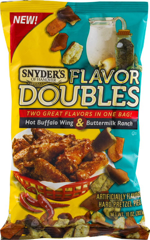 Snyder's Of Hanover Flavor Doubles Hot Buffalo Wing & Buttermilk Ranch