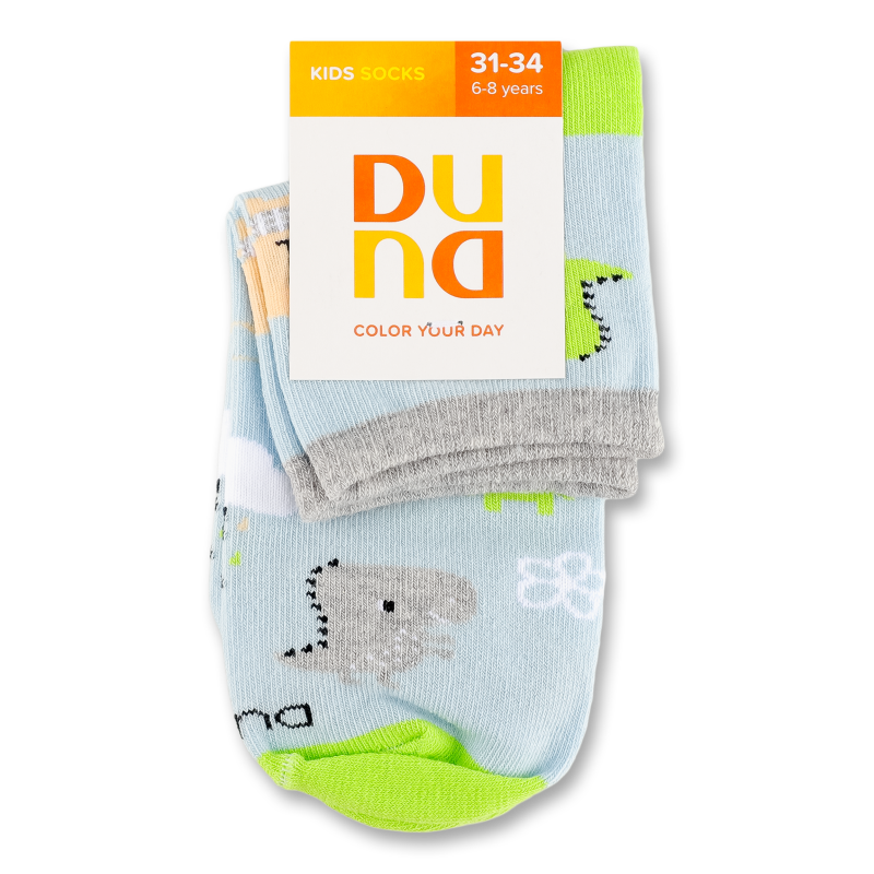 Шкарпетки дитячі темно-сірі демісезонні р.20-22 4279 Duna