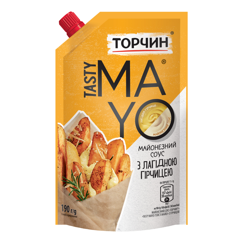 Соус майонезный с горчицей Tasty Mayo Торчин д/п 190г Торчин ...