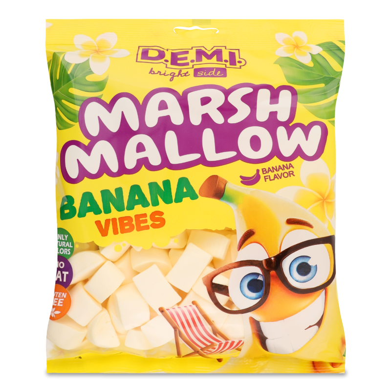 Маршмеллоу з ароматом банана 150г D.E.M.I.
