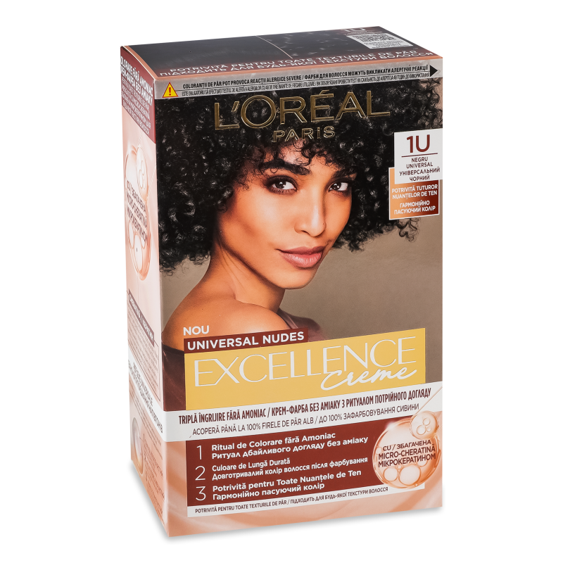 Крем-фарба д/волосся Excellence Creme 1U чорний L’Oreal