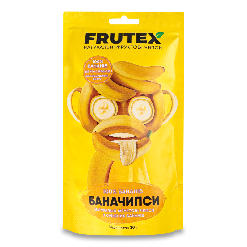 Чипси фруктові Баначипси 30г д/п Frutex