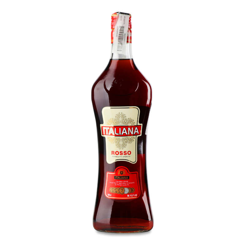 Вермут Rosso червоний солодкий 14,5% 1л Italiana