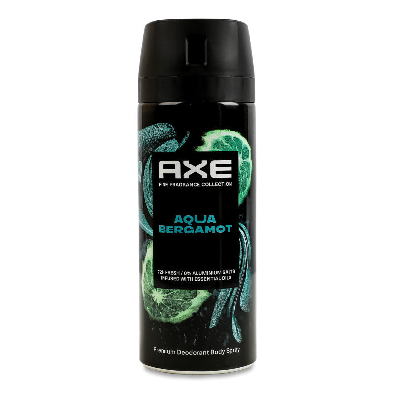 Дезодорант Fine Fragrance Aqua Bergamot спрей 150мл Axe