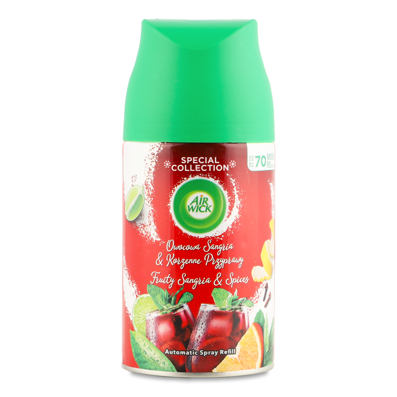 Освіжувач повітря Фруктова сангрія з прянощами автоматичний 250мл запаска Air Wick
