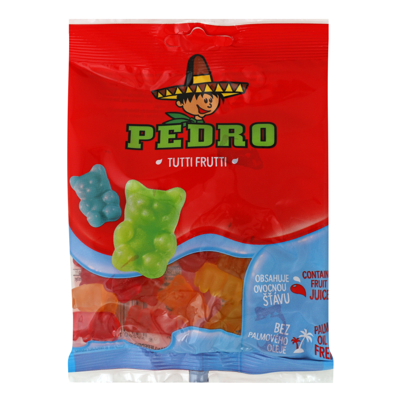 Цукерки желейні з фруктовим соком Ведмежата Тутті фрутті Pedro м/у