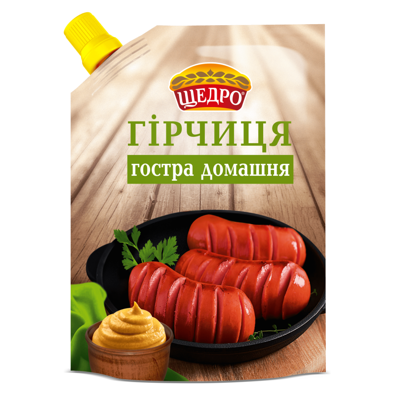 Гірчиця Гостра домашня 120г д/п Щедро