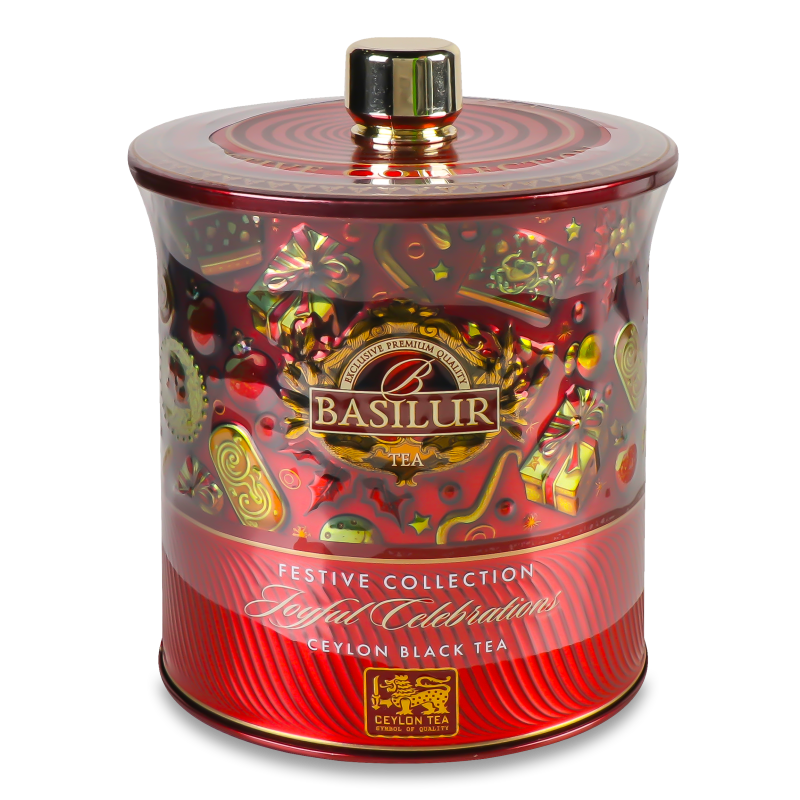 Чай Festive Collection Веселі святкування чорний 75г ж/б Basilur Tea