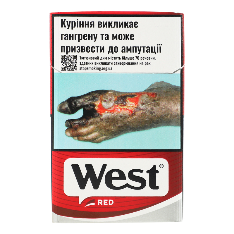 Сигареты с фильтром West Red 20шт West(4030600196311): купить в