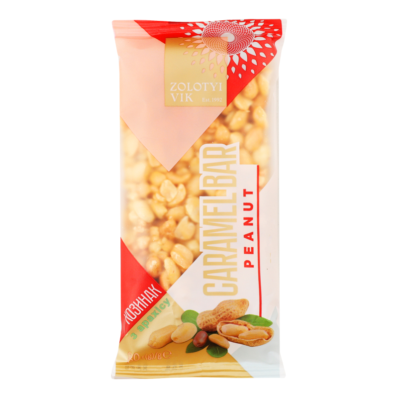 Козинак из арахиса Caramel bar Zolotyi Vik м/у 80г Zolotyi Vik