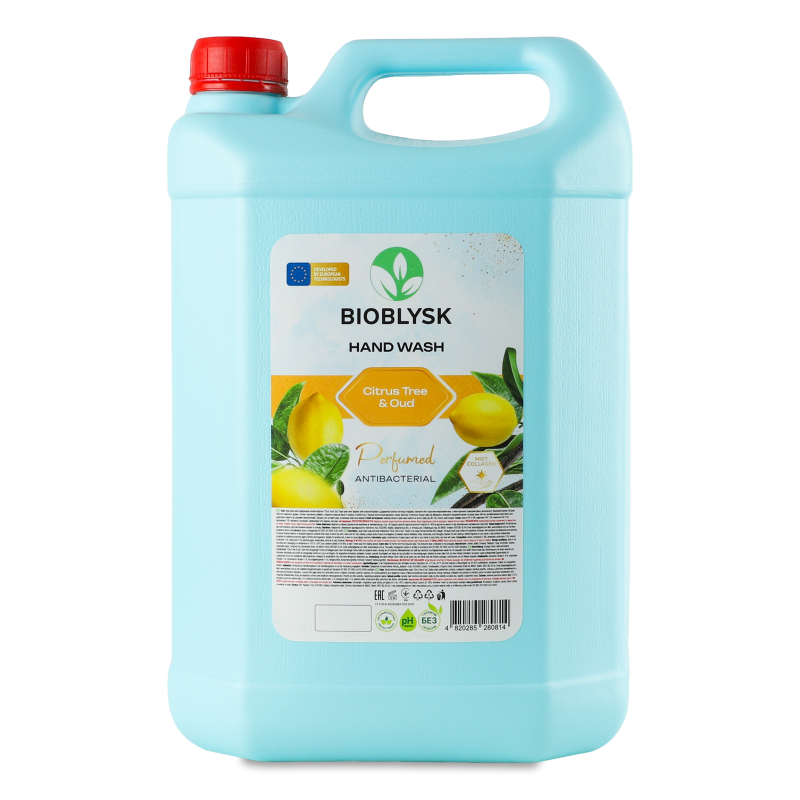 Крем-мило рідке Citrus Tree&Oud антибактеріальне парфумоване 5л BioBlysk