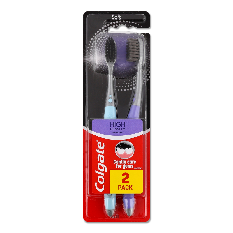 Щітка зубна High Density Деревне вугілля середня 2шт Colgate