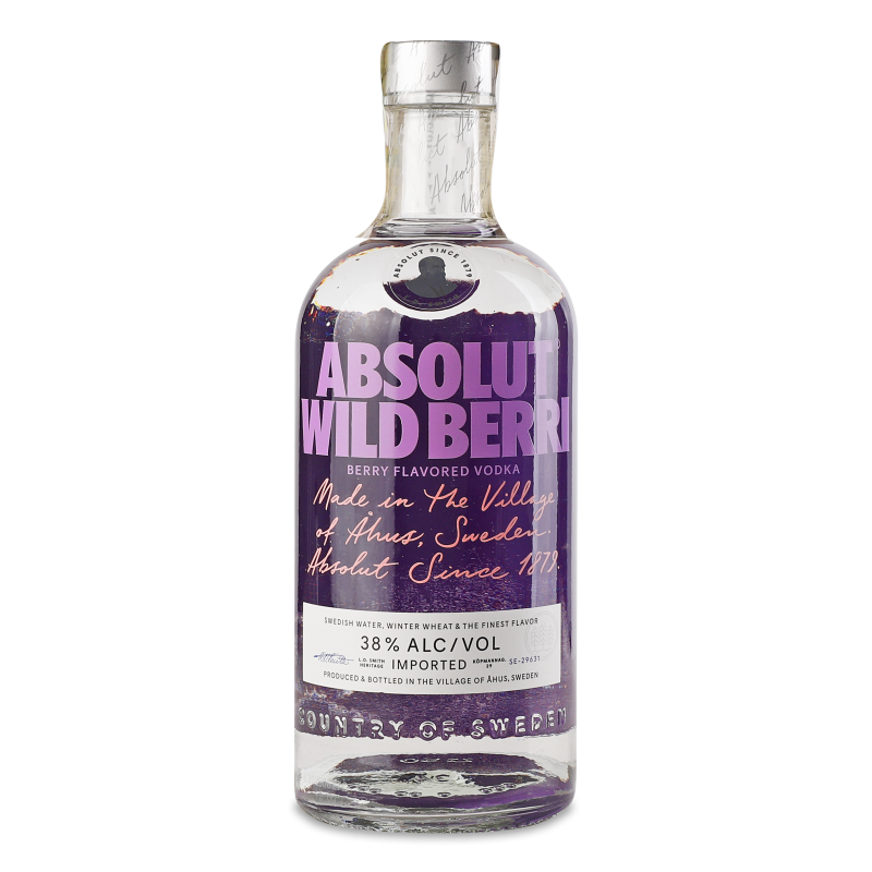 Горілка Wild berri 38% 700мл Absolut