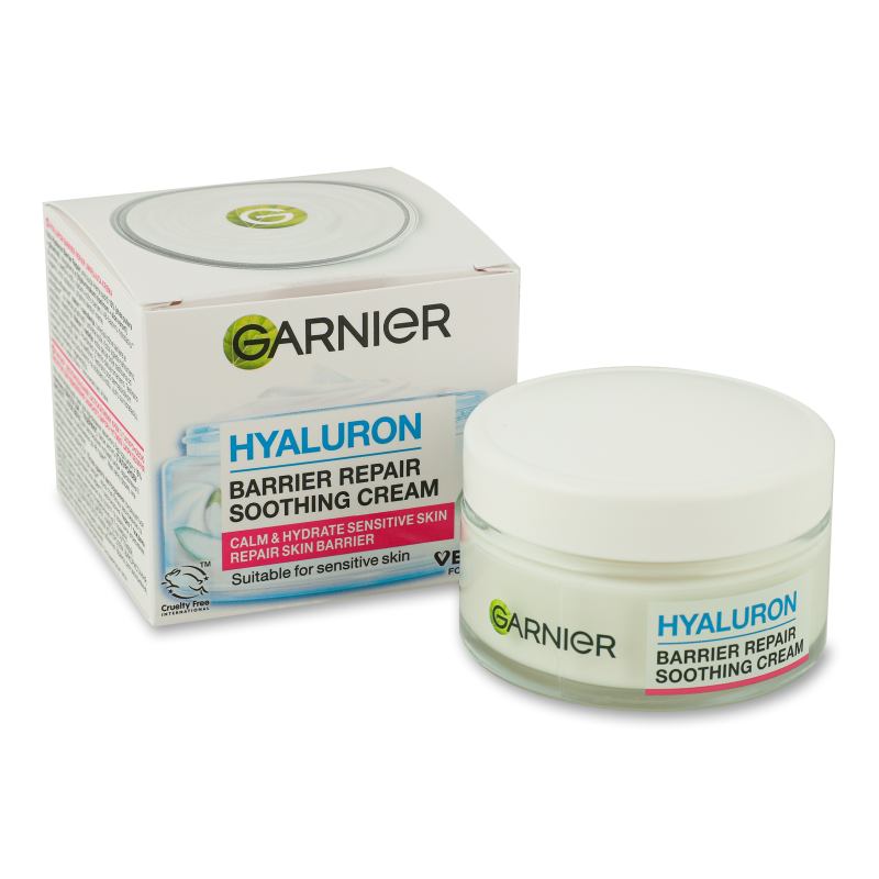 Алое-крем Скін Нейчералз гіалуроновий живильний д/сухої та чутливої шкіри 50мл Гарньє