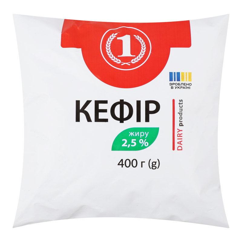 Кефір 2.5% ТМ "1" м/у