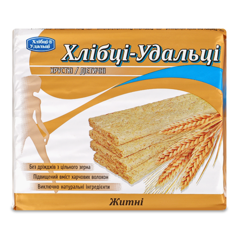 Хлібці житні 100г Хлібці Удальці