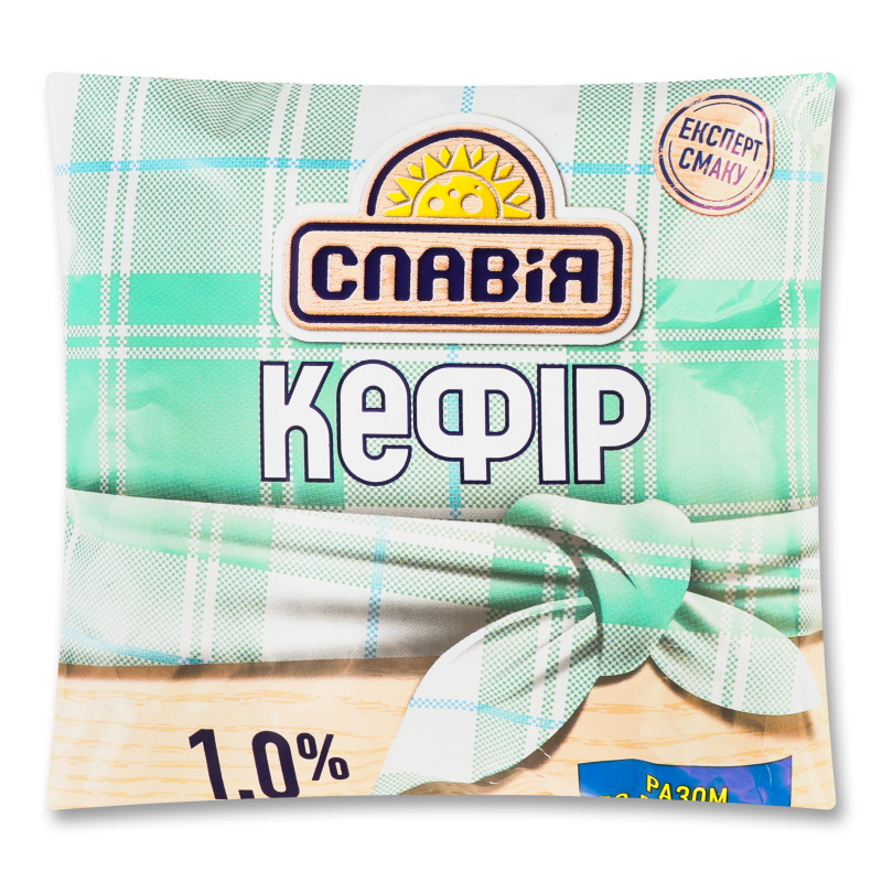 Кефір 1% 400г п/е Славія