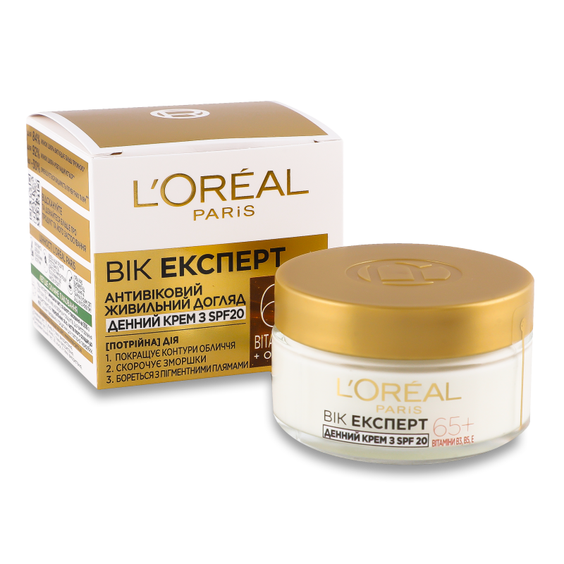 Крем д/обличчя Вік Експерт 65+ денний 50мл Лореаль