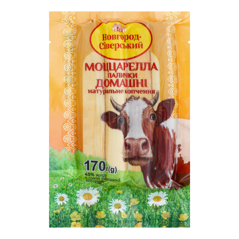 Сыр 45% мягкий копченый Моццарелла Палочки домашние Новгород-Сіверський ...