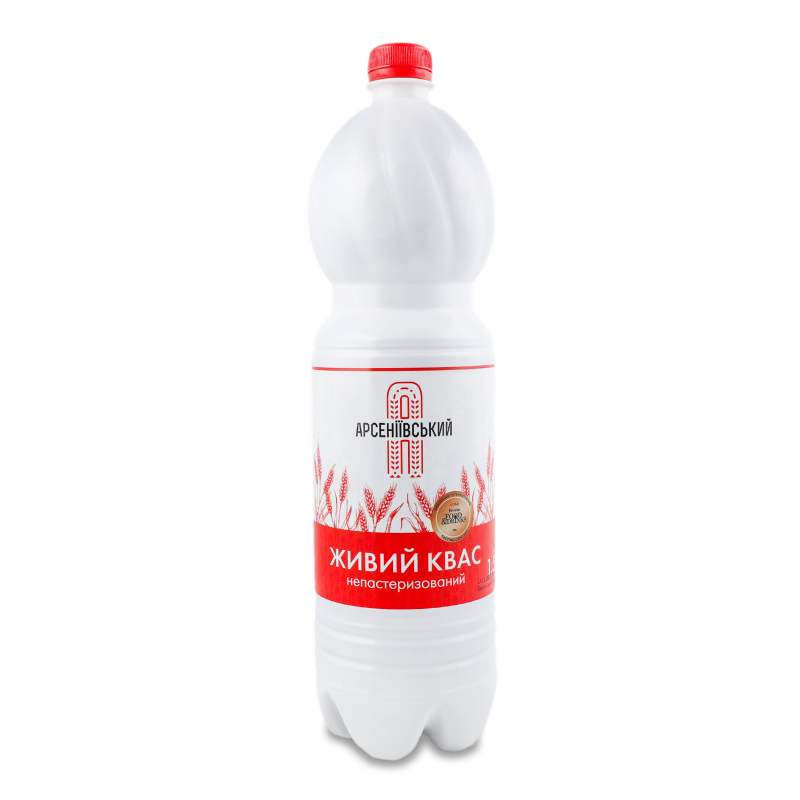 Квас живий 1,5л п/е Арсеніївський