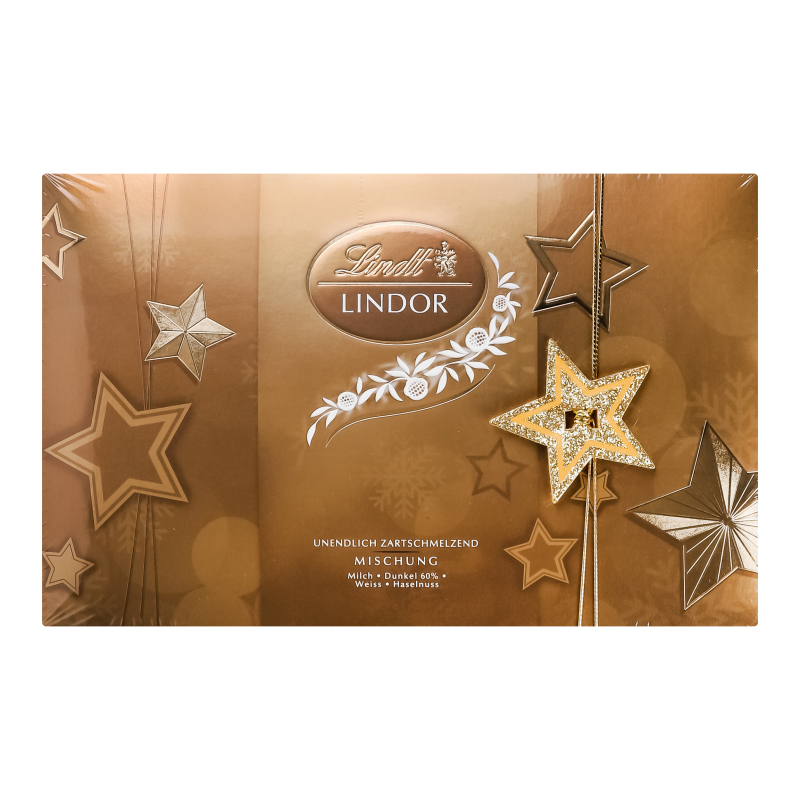 Цукерки асорті Star Present Lindor Lindt к/у