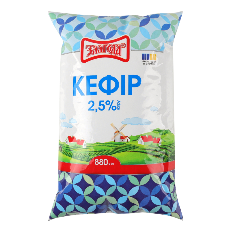 Кефір 2.5% Злагода м/у