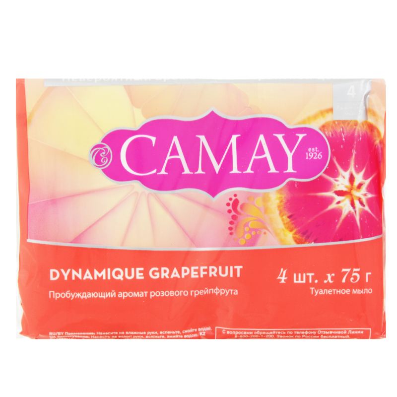 Camay dynamiq.grapefr. pink grapefr. br 4x0.075kg (6221155023728)