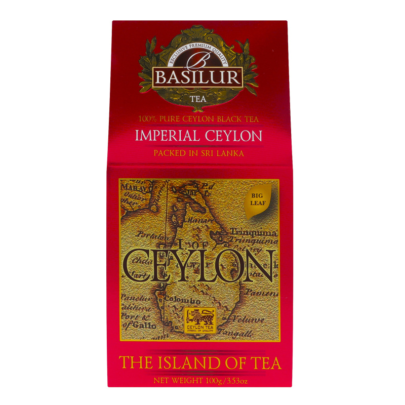 Чай черный Императорский Цейлон The Island of Tea Basilur к/у 100г