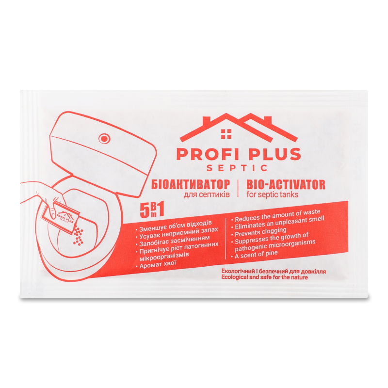 Біоактиватор д/септиків 5в1 25г Профі Плюс