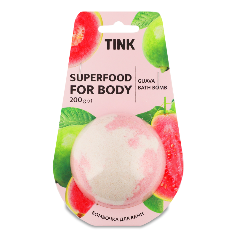 Бомбочка-гейзер д/ванн Guava 200г Tink