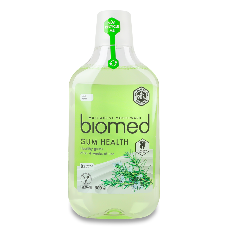 Ополіскувач д/ротової порожнини Gum Health 500мл Biomed