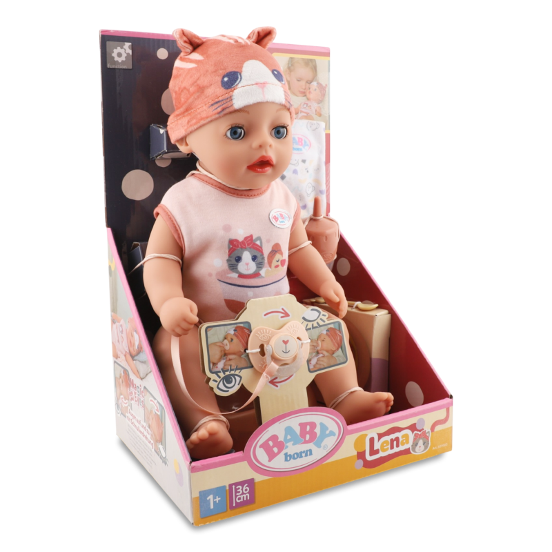 Іграшка Лялька Baby Born Лєна у костюмі котика 36см Zapf