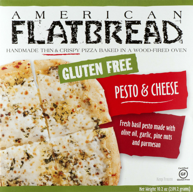 American Flatbread Gluten Free Thin & Crispy Pizza Pesto & Cheese
