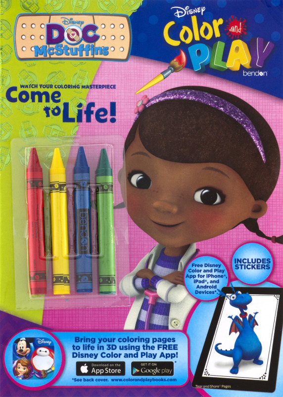 Disney Color and Play with Stickers Doc McStuffins Disney(9781505003833 ...