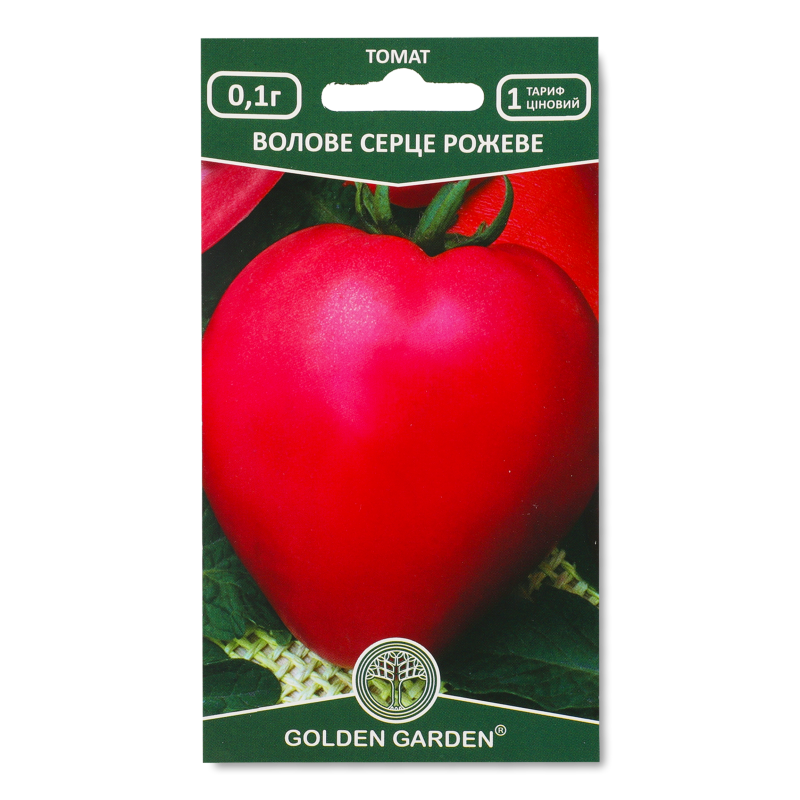 Насіння томат Волове серце рожеве 0,1г Голден Гаден