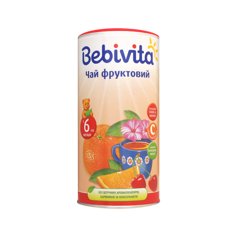 Детское питание bebivita чай фруктовый 200г (9007253101899)