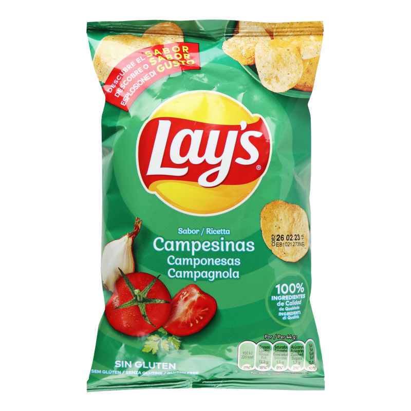 Чіпси картопляні зі смаком томатів із спеціями Cаmpesinas Lay's м/у