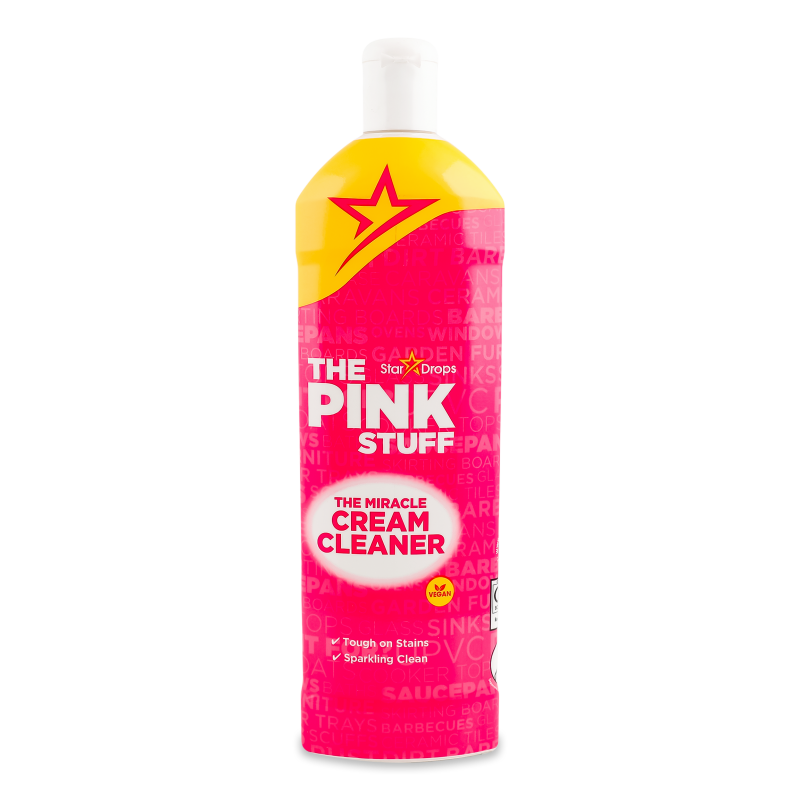 Крем д/чищення твердих поверхонь абразивний 500мл Пінк Стафф