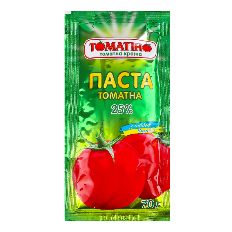 Паста томатная 25% Томатіно м/у 70г Томатіно(4820266360238): купить в ...