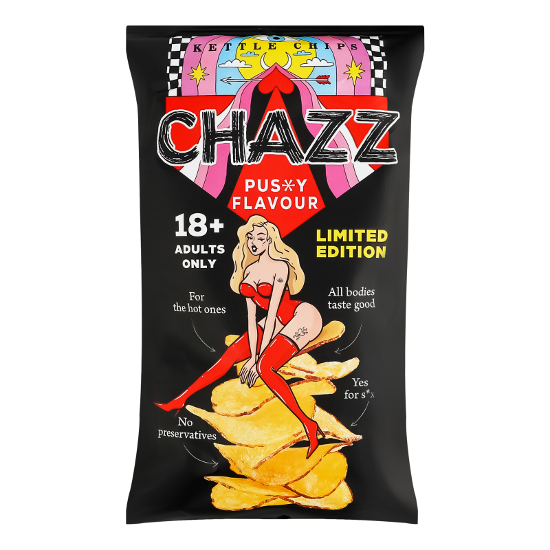 Чипси картопляні Pus*y Chazz м/у