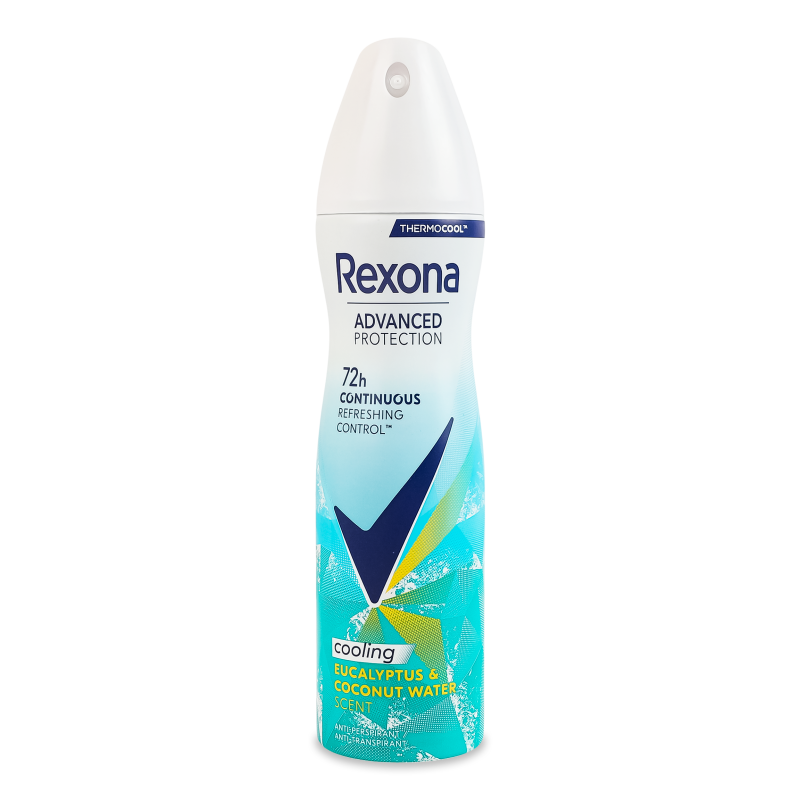 Антиперспірант Advanced Protection Eucalyptus&Coconut water охолоджуючий спрей 150мл Rexona