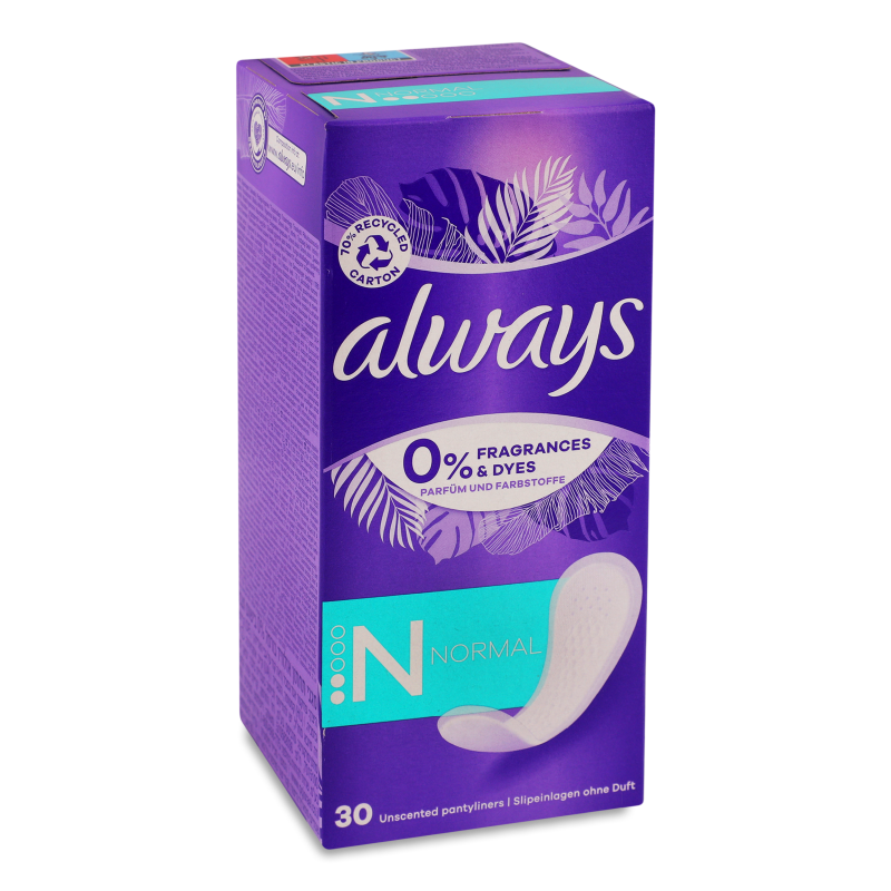 Прокладки щоденні Нормал 30шт Always