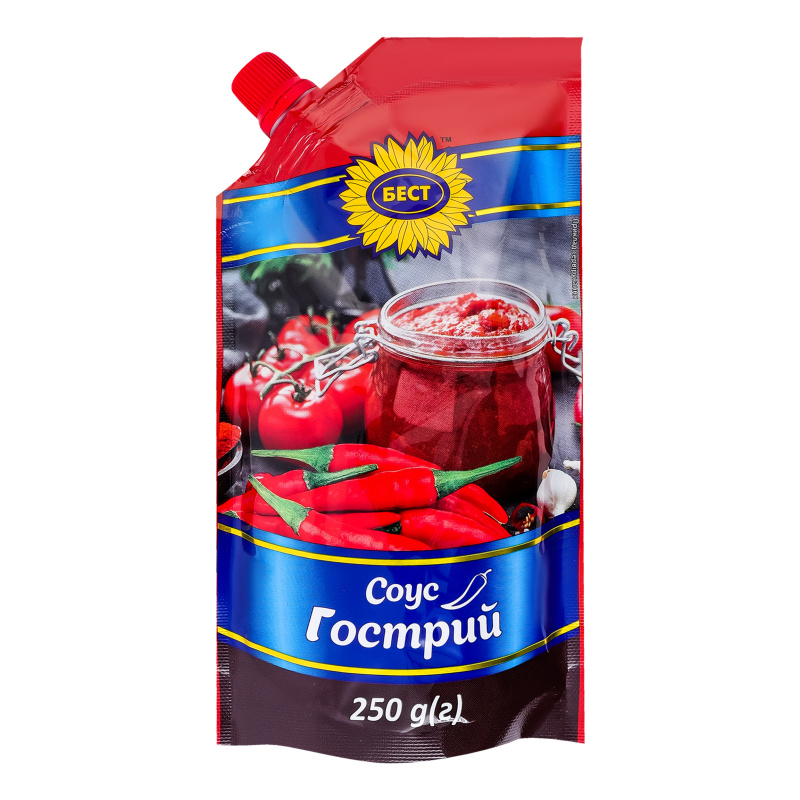 Соус пастеризований Гострий Бест д/п