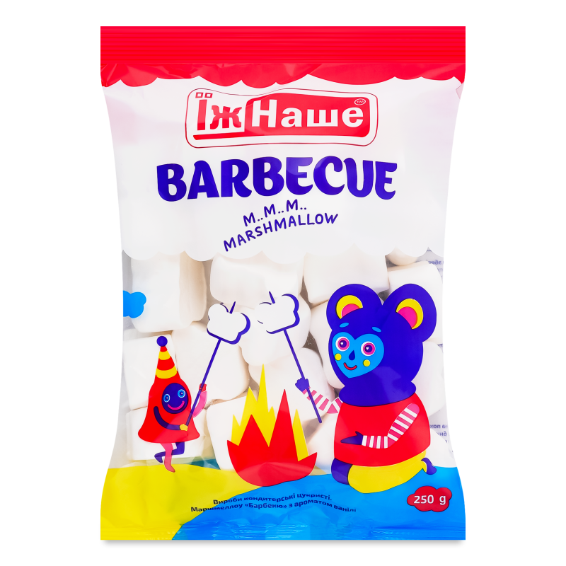 Маршмеллоу Барбекю з ароматом ванілі 250г Їж наше