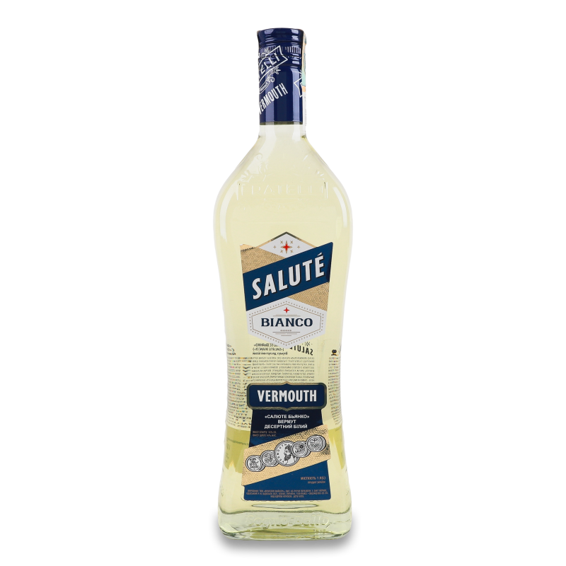 Вермут Bianco білий десертний 16% 1л Salute