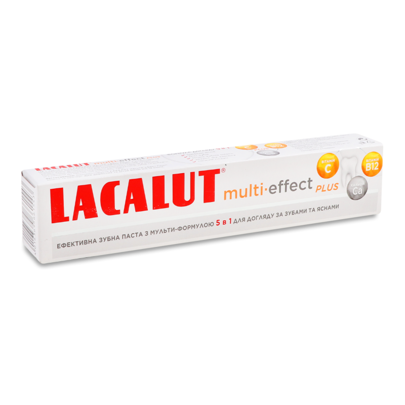 Паста зубна Multi-effect Plus 75мл Lacalut
