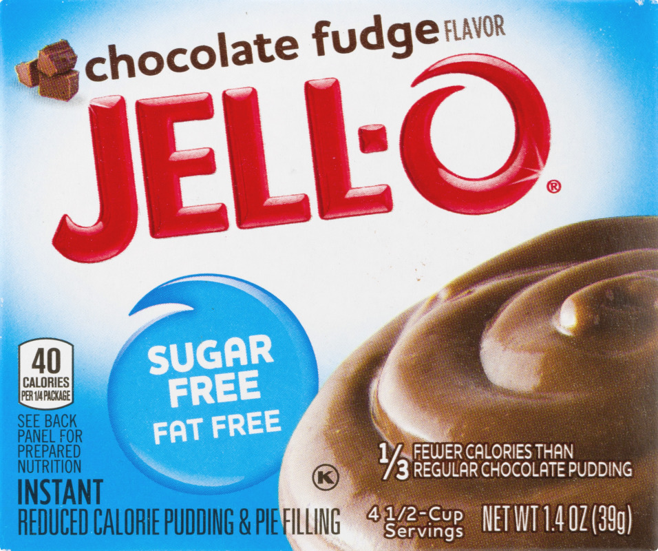 JELLO Sugar Free Fat Free Chocolate Fudge Instant Pudding & Pie