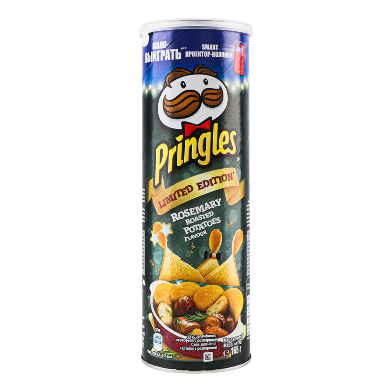 Чипси картопляні Rosemary Roasted Potatoes Pringles тубус