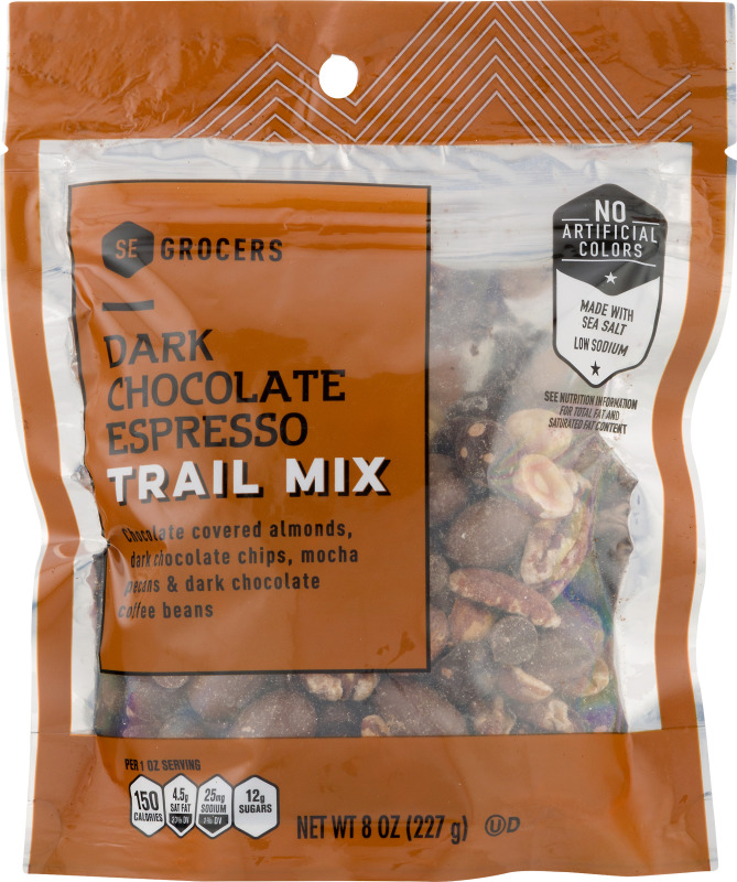 SE Grocers Dark Chocolate Espresso Trail Mix SE Grocers(38259103999