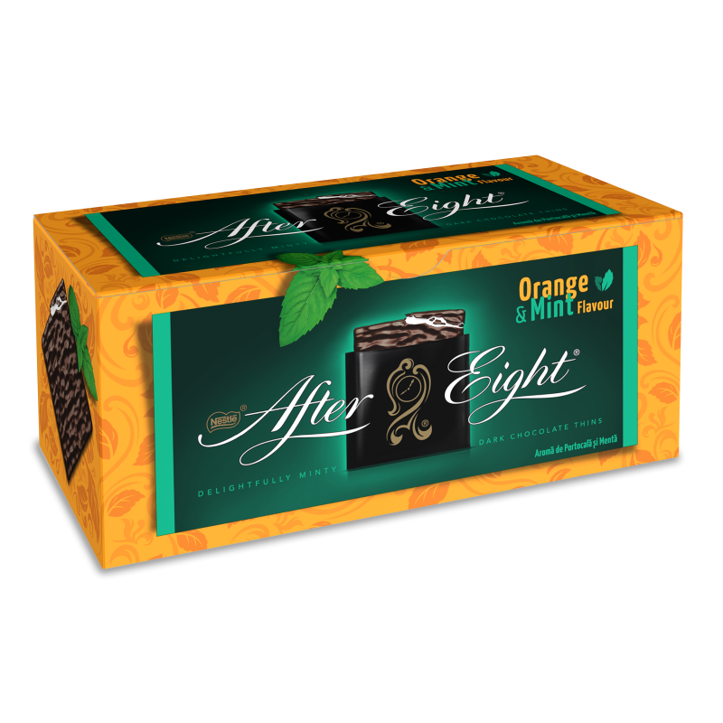 Шоколад чорний з смаком Orange&Mint 200г After Eight